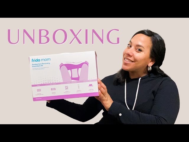 FRIDA MOM LABOR & DELIVERY POSTPARTUM KIT! Unboxing & Review 