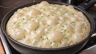I make Onion Focaccia at home every day! No oven, No knead! Easy bread screenshot 1