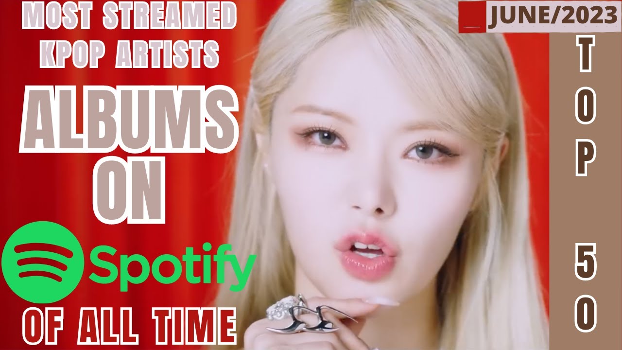 [TOP 50] MOST STREAMED ALBUMS BY KPOP ARTISTS ON SPOTIFY OF ALL TIME