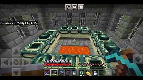 Finding the end portal with 7 eyes