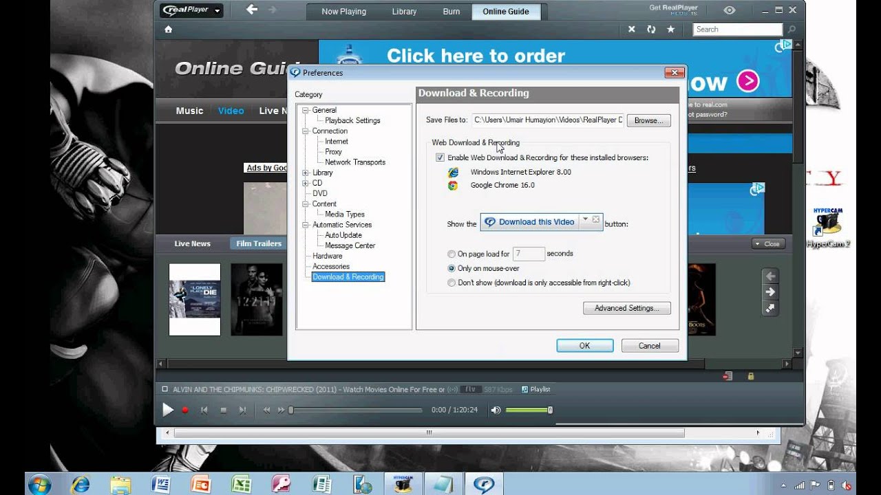 Realplayer Youtube Er