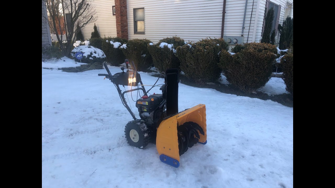 How To Fix Your Cub Cadet Snow Blower That Won't Start - YouTube