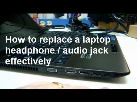 how to fix headphone jack on laptop