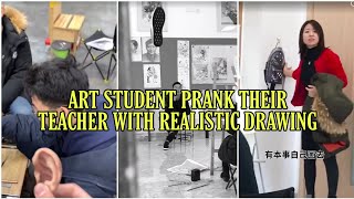 #tiktok #china Chinese art student prank