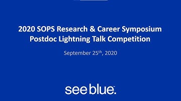 Postdoc Lightning Talks