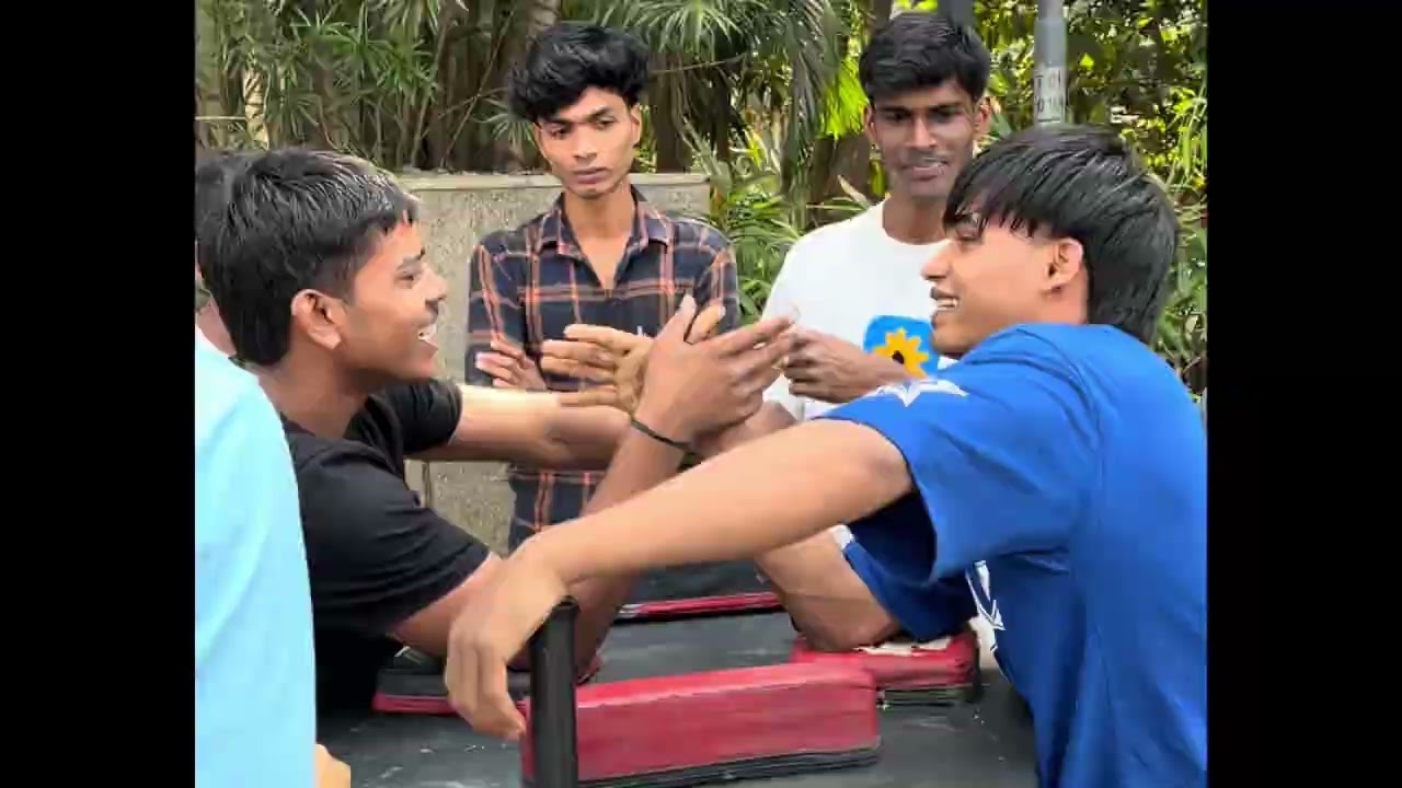 Arm Wrestling best of 5 super matches 🤣🤣