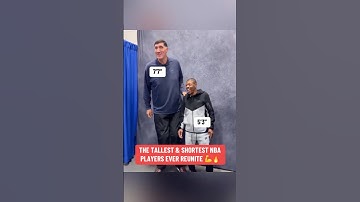 7’7” Gheorghe Muresan & 5’3” Muggsy Bogues 🤝 (via SaidSharif11/TT)