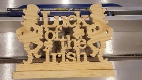 Luck Of The Irish Scroll Saw Art