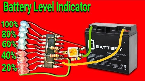 12 Volt Battery Level Circuit Making Using LM 3914 IC