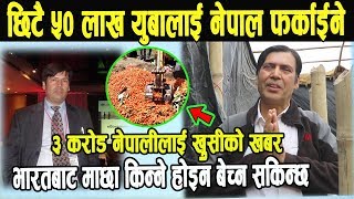 ३ करोड नेपालीलाई खुसीको खबर- ५० लाख युवालाई बिदेशबाट फर्काइने।Kapil Poudel