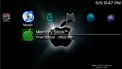 PSP Theme PSPApple PSP-Themes.NET