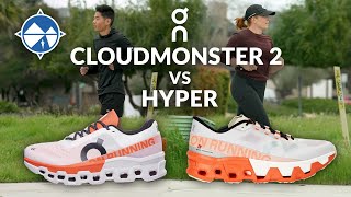 On Cloudmonster Hyper vs On Cloudmonster 2 | New Max Cushioned On Running Shoes