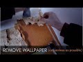 How to remove wallpaper as painless as possible  gideon made it  ep2  diy