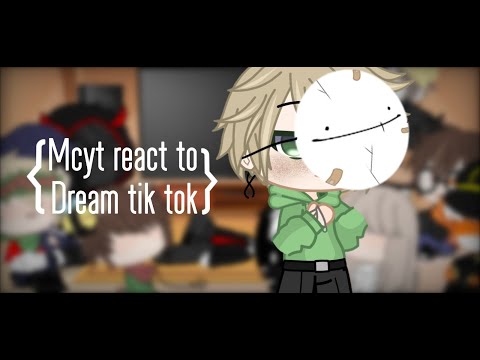 Mcty (or Dream smp) react to Dream tik tok | Gacha club | Ponki dude