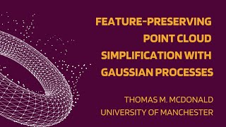 Feature-Preserving Point Cloud Simplification with Gaussian Processes