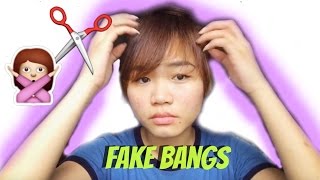 HAIR HACK | How to Fake bangs with your hair!