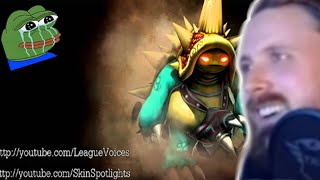 Forsen Reacts - Rammus Voice - Français (French) - League of Legends