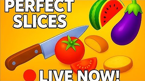 perfect slice 🍎🍅🍉🍆game live playing episode -08 #Live #gaming