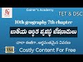 జాతీయ ఆర్థిక వ్యవస్థ జీవనాడులు|| 10th geography 7th chapter
