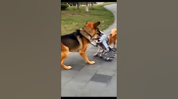 ROBOT ANJING VS ANJING. MANA YANG MENANG??