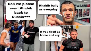 Khabib Back at AKA Destroying Everybody 😳