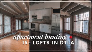 APARTMENT HUNTING IN LA │ TOURING 15 LOFTS w/ prices