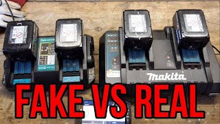 FAKE Makita Charger & Blower VS REAL Makita Charger & Blower | 18v Dual Charger Review