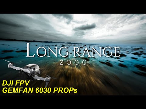 DJI FPV | 6 inch prop | long range test