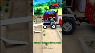 Mini Tractor Vs Dangerous Tin Bridge 🚜 | Miniature Village Life #video #diy #home #tractor