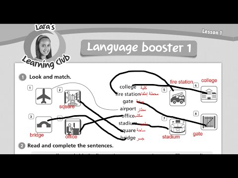 الصف السادس انجليزي كتاب التمارين صفحه 24 25 المنهاج الجديد    الفصل الاول