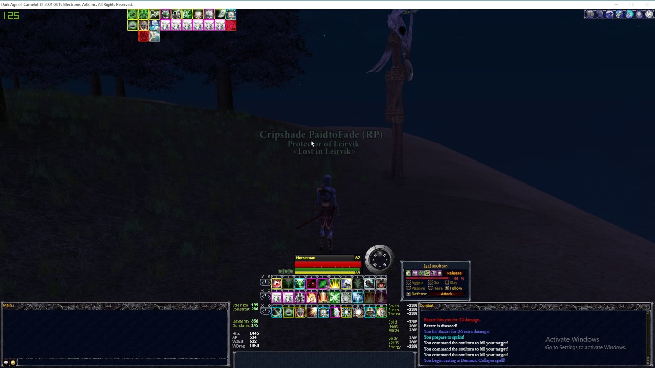 Dark Age of Camelot Necro Destruction