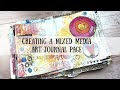 Art journal process  mixed media art journaling  shanoukiart