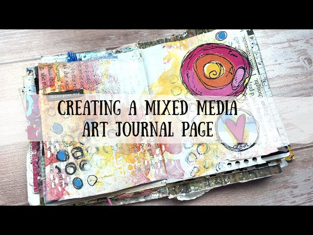 Art Journal Process | Mixed Media Art Journaling | 🦋ShanoukiArt🦋🧿 class=