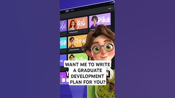 How To Write A Graduate Development Plan in Less Than 1 Minute Using AI!