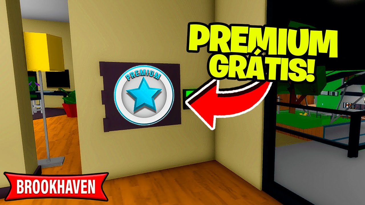 VAZOU!* ESTE CODIGO VAI FAZER VOCÊ GANHAR PREMIUM GRÁTIS NO BROOKHAVEN RP!!  (Roblox) 