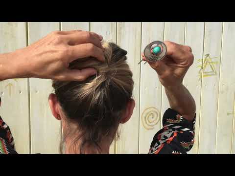 Tuto chignon facile et rapide cheveux mi-long et fins