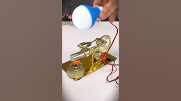 Build Stirling Engine Generator With Bulb Powered By Ethanol #enginemodelkit #diy #stirling #engine