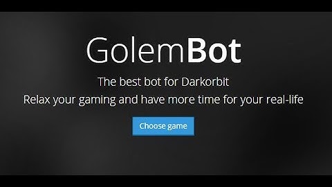 Golem Bot Tutorial X-2 Map Settings
