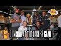 HIGHEST JUMPERS IN THE WORLD Chris Staples & Guy Oliver Dunking at Lakers Game
