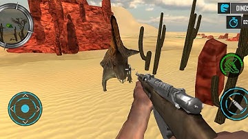 Real Dino Hunter Fps Shooter Android ios Gameplay - Dinosaur game - Dinosaur Planet Gaming #121