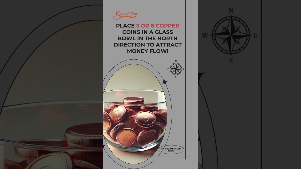The Secret Vastu Hack: Copper Coins for Wealth & Abundance! 💰✨ 
