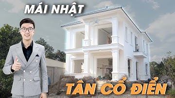 Ngôi nhà mái nhật 2 tầng Tân Cổ Điển đã hoàn thiện 80% siêu đẹp tại Hóc Môn