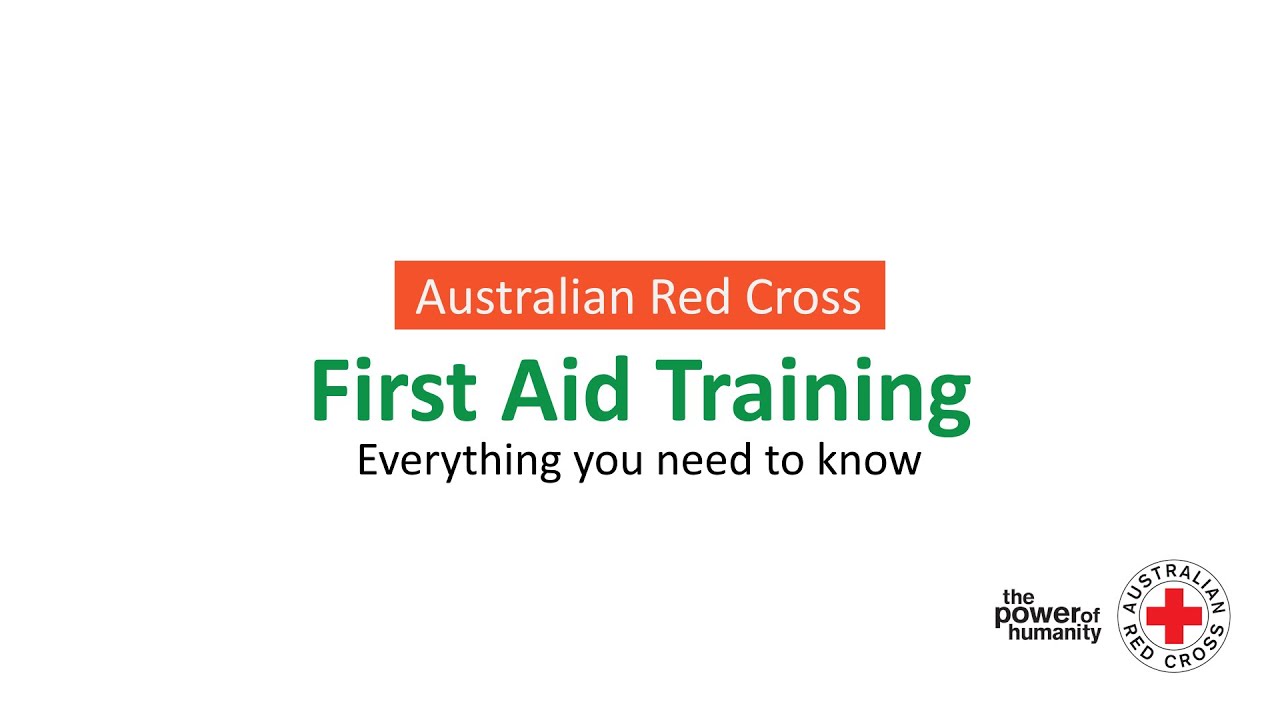 antik igen Videnskab Red Cross FIRST AID Course: Need to know - YouTube