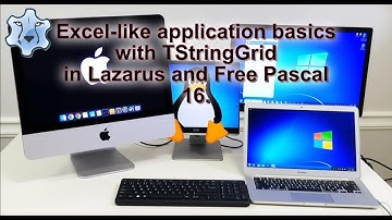 Excel like application basics with TStringGrid in Lazarus and Free Pascal #lazarus #freepascal