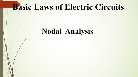 Nodal Analysis with example|Circuit Analysis