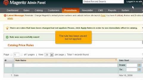 How to setup special promotions in Magento Commerce