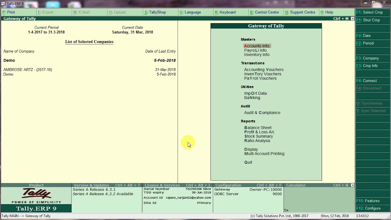 How to generate TDS challan in tally Erp 9!
