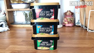 Goldfish brand; Hot and spicy, Madras and Japanese style curry sauce review