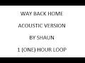 Way Back Home - Acoustic Version by Shaun 1 (One) Hour Loop