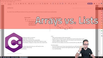 7.4 Differences between Arrays & Lists - Learning C#
